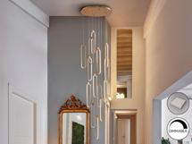 Подвесной светильник Schuller Colette Люстра 14L розовое золото DIM арт. 263412