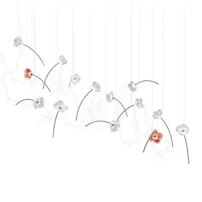 Подвесной светильник Slamp Подвесной светильник Poppy 14 арт. POPSL00PRR03SLD000EU