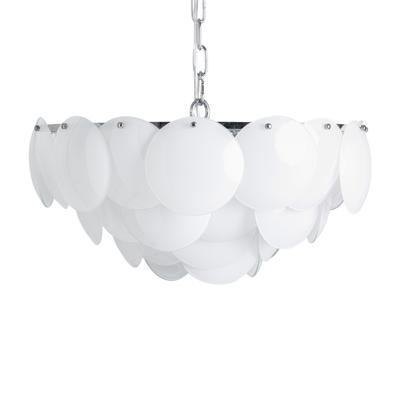 Подвесной светильник Vical Люстра ELISHA из стекла цвета слоновой кости арт. 424668