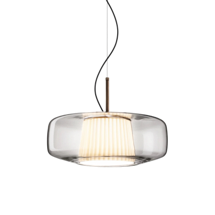 Подвесной светильник Vistosi Подвесной светильник Plisse SP G Crystal арт. PLISSE' SP G CR/PS BR2