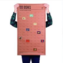 Постер Doiy Постер «100 блюд, которые нужно попробовать, прежде чем умереть» арт. DYPOSTDIE