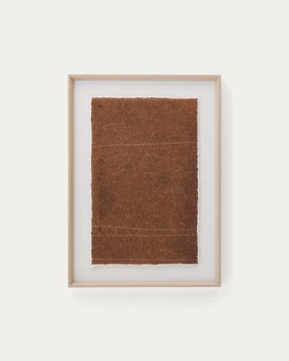 Постер La Forma (ех Julia Grup) Картина Durkan бордового цвета на переработанной бумаге 50 x 70 см арт. 261723
