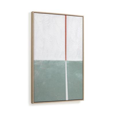 Постер La Forma (ех Julia Grup) Картина Malvern в зелено-белом цвете 50 x 70 см арт. 108097