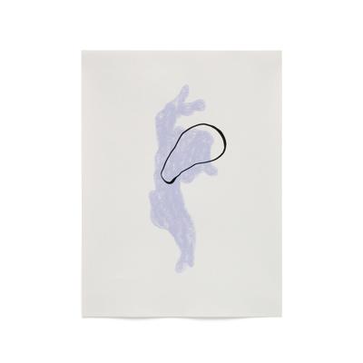 Постер La Forma (ех Julia Grup) Inca Печать бумаге в сине-белых тонах 29,8 x 39,8 см арт. 163455