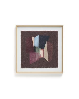 Постер La Forma (ех Julia Grup) Многоцветная картина Veluni из переработанной бумаги 60 x 60 см арт. 424927