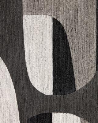 Постер La Forma (ех Julia Grup) Абстрактная черно-белая картина Onure, 60 x 90 см арт. 481269