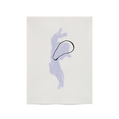 Постер La Forma (ех Julia Grup) Inca Печать бумаге в сине-белых тонах 29,8 x 39,8 см арт. 163455