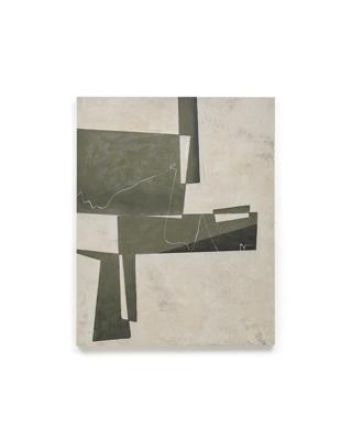 Постер La Forma (ех Julia Grup) Fida Зеленый абстрактный холст 118 x 94 см арт. 209854