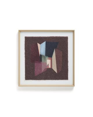 Постер La Forma (ех Julia Grup) Многоцветная картина Veluni из переработанной бумаги 60 x 60 см арт. 424927