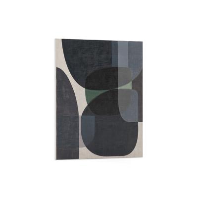 Постер La Forma (ех Julia Grup) Nemsa абстрактный холст в сине-зеленых тонах 100 x 80 см арт. 209874