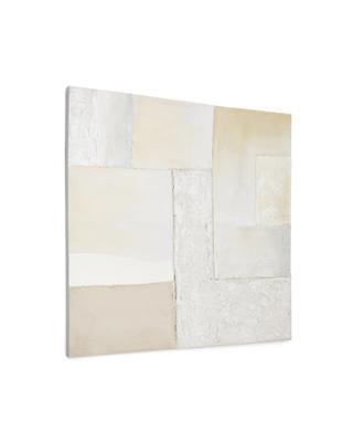 Постер La Forma (ех Julia Grup) Pineda Абстрактный холст белого цвета 95 x 95 см арт. 157884