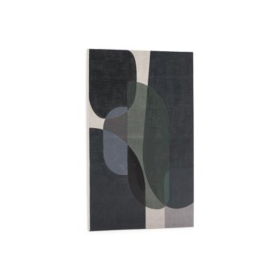 Постер La Forma (ех Julia Grup) Nemsa абстрактный холст в сине-зеленых тонах, 90 x 60 см арт. 209872