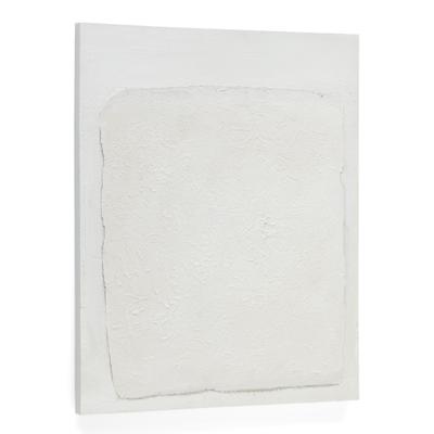 Постер La Forma (ех Julia Grup) Rodes абстрактный фактурный холст белого цвета 80 x 100 см арт. 157890