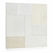 Постер La Forma (ех Julia Grup) Pineda Абстрактный холст белого цвета 95 x 95 см арт. 157884