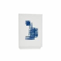 Постер La Forma (ех Julia Grup) Sagaro Абстрактное полотно в бело-голубых тонах 30 x 40 см арт. 157215