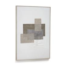 Постер La Forma (ех Julia Grup) Mabell Картина Белая с разноцветными квадратами 62 х 92 см арт. 178108