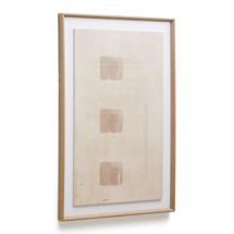 Постер La Forma (ех Julia Grup) Sormina Картина с 3 коричневыми квадратами 60 х 90 см арт. 191680