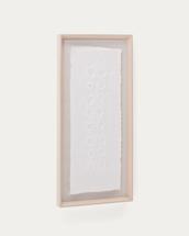 Постер La Forma (ех Julia Grup) Olvin Абстрактная картина на белой бумаге с рельефным рисунком арт. 265118