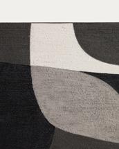 Постер La Forma (ех Julia Grup) Абстрактная черно-белая картина Onure, 45 x 180 см арт. 481275