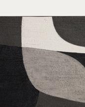 Постер La Forma (ех Julia Grup) Абстрактная черно-белая картина Onure, 45 x 180 см арт. 481275