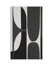 Постер La Forma (ех Julia Grup) Абстрактная черно-белая картина Onure, 120 x 200 см арт. 481273