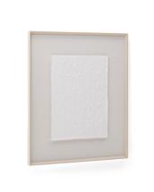 Постер La Forma (ех Julia Grup) Olvin Абстрактная картина на белой переработанной бумаге с рельефным рисунком 103.6 x 123.6 cm арт. 265114