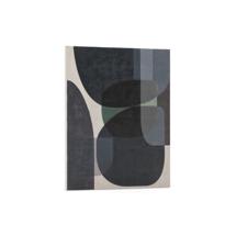 Постер La Forma (ех Julia Grup) Nemsa абстрактный холст в сине-зеленых тонах 100 x 80 см арт. 209874