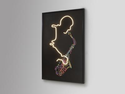Постер Schuller Saxofon Светодиодная картина LED 80X120 арт. 439170