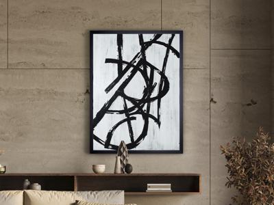 Постер Schuller Графическая композиция Graphos Blanco 75x100 арт. 250815