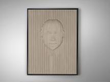 Постер Schuller Beige Face Картина барельеф из полистирола и МДФ 90X120 арт. 263334
