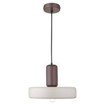 Потолочный светильник Bergenson Bjorn Светильник подвесной juko, D42х31 см, вишневый/бежевый арт. BB0000420