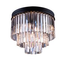 Потолочный светильник Delight Collection Потолочный светильник Odeon 6/P black/clear арт. 771131 (KR0387C-6/P black/clear)