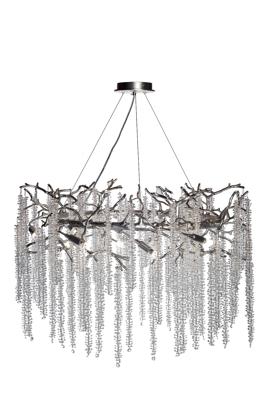 Потолочный светильник Garda Decor 86-70628 Люстра d.80*45см, металл цвет серебро арт. 86-70628