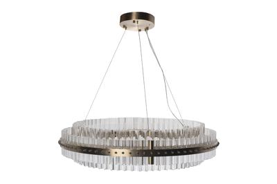 Потолочный светильник Garda Decor 91GH-30868 Люстра подвесная "Galaxy" стекло прозрач. d85*h20см арт. 91GH-30868