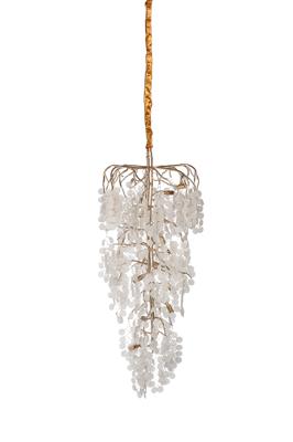 Потолочный светильник Garda Decor 86-9016/1000 Люстра каскадная Неве (Neve) шампань d50*h100см арт. 86-9016/1000