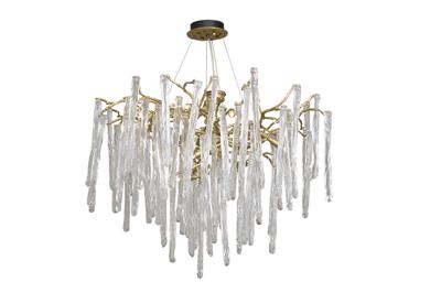 Потолочный светильник Garda Decor 86-6001/800 Люстра Асида (Asida) d.80 h.60см, металл цвет золото арт. 86-6001/800