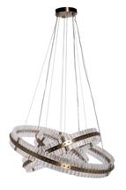Потолочный светильник Garda Decor 91GH-30861 Люстра подвесная "Galaxy" стекло прозрач. d100*h150см арт. 91GH-30861