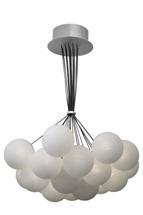 Потолочный светильник Garda Decor 162FL-61913 Светильник подвесной "Globo" d.60см, металл цвет серебро арт. 162FL-61913