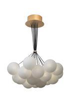 Потолочный светильник Garda Decor 162FL-61919 Светильник подвесной "Globo" d.70см, металл цвет золото арт. 162FL-61919