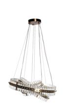 Потолочный светильник Garda Decor 91GH-30867 Люстра подвесная "Galaxy" стекло прозрач. d70*h29см арт. 91GH-30867