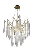 Потолочный светильник Garda Decor 86-6003/600 Люстра Силенсио (Silencio) d.60 h.60см, металл цвет золото арт. 86-6003/600