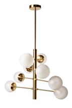Потолочный светильник Garda Decor 92EL-YG20082-8P Лампа потолочная латунь,стекло молоч.d.80*h.51см арт. 92EL-YG20082-8P