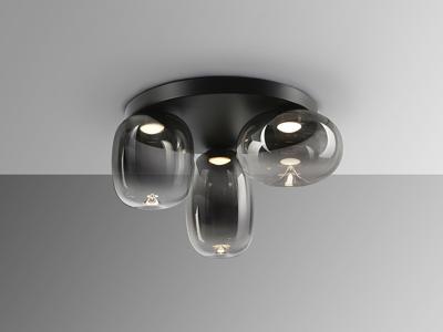 Потолочный светильник Schuller Onice Потолочный светильник 3L черно-дымчатый арт. 420367