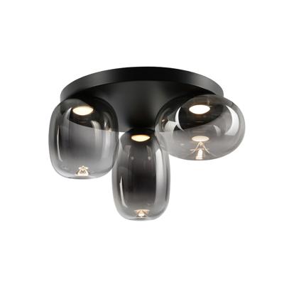 Потолочный светильник Schuller Onice Потолочный светильник 3L черно-дымчатый арт. 420367