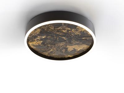 Потолочный светильник Schuller Потолочный светильник Stone CCT- черный LED 40D арт. 215916