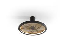 Потолочный светильник Schuller Настенный/потолочный светильник Stone CCT- черный LED D30 арт. 215926