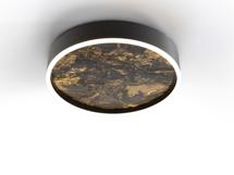 Потолочный светильник Schuller Потолочный светильник Stone CCT- черный LED 40D арт. 215916