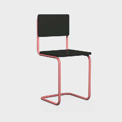 Стол рабочий Woodi Furniture Рабочий стул Bauhaus арт. BHOFST-PNK