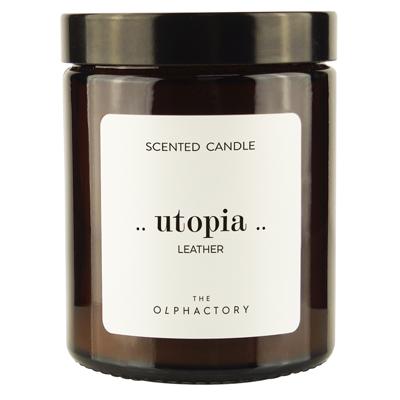 Свеча AMBIENTAIR Свеча ароматическая the olphactory, utopia, leather, 30 ч арт. VV135CRTO