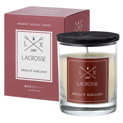 Свеча AMBIENTAIR Свеча ароматическая lacrosse, absolute burgundy, 40 ч арт. VV040RCLC